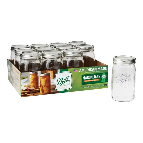 Ball Mason Jar Wide 945 ml (12 pack)