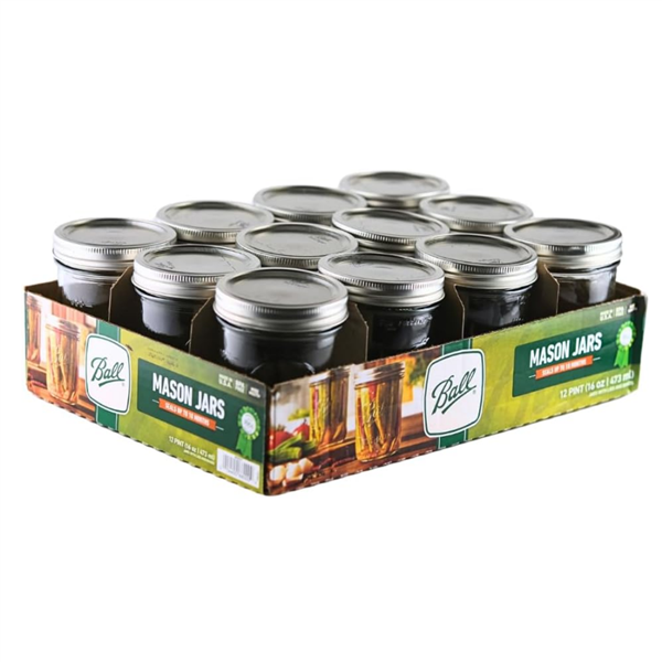 Ball Mason Jar Wide 490 ml (12 pack)