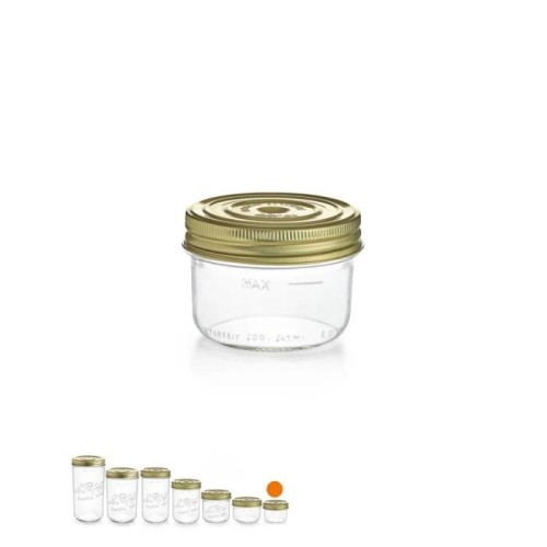 Le Parfait | Familia Wiss Terrines weckpot 200 ml Ø 82 mm (6 stuks)