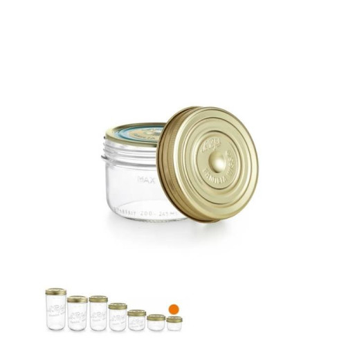 Le Parfait | Familia Wiss Terrines weckpot 200 ml Ø 82 mm (6 stuks)