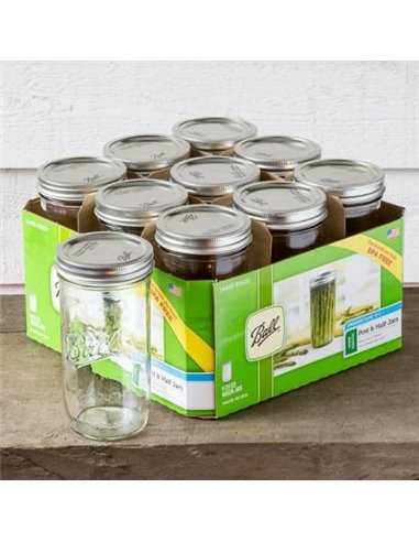 Ball | Mason Jar Wide Mouth 24 oz / 700 ml (1 stuks)