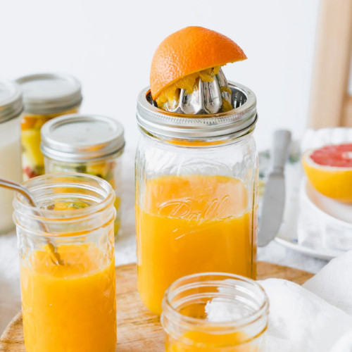 Mason Jar Juicer RVS Ø 86 mm