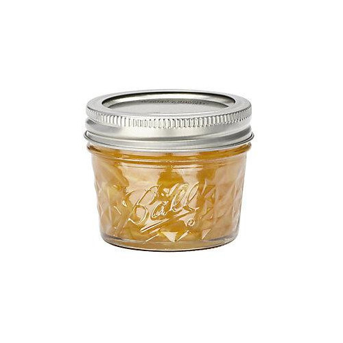 Ball | Mason Jar Regular Quilted Crystal 135 ml (4 stuks)