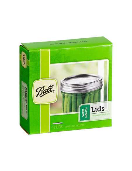 Ball | Lids Wide Mouth (12 st.)