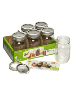 Ball | Mason Jar Regular Mouth 16 oz / 475 ml (6 pack)
