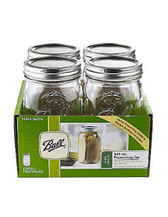 Ball | Mason Jar Wide Mouth 32 oz / 945 ml (6 pack)