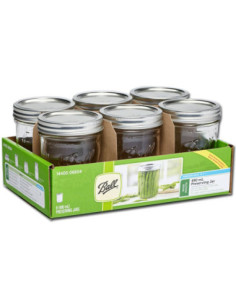 Ball | Mason Jar Wide Mouth 16 oz / 475 ml (6 pack)