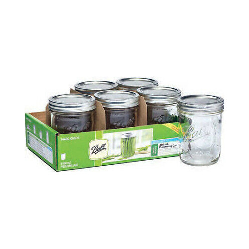 Ball | Mason Jar Wide Mouth 16 oz / 475 ml (6 pack)