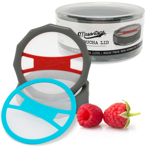 Masontops | Kombucha Lids Wide mouth (2 pack)