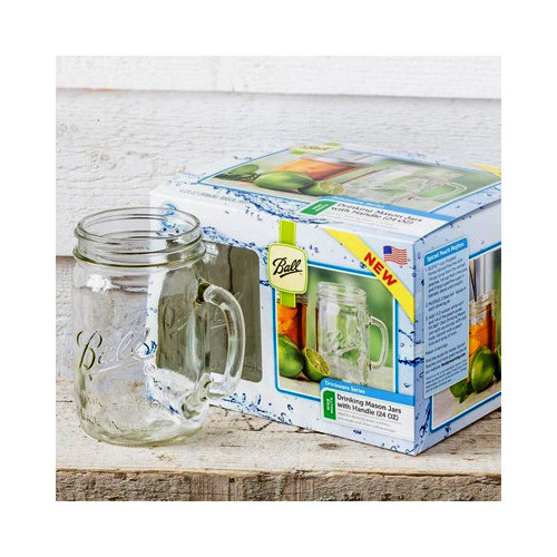 Ball | Mason Jar Drinking Mug 24oz / 740 ml Wide Mouth (1 stuks)