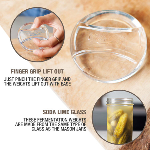 Masontops | Pickle Pebble Fermentation Weights (4 pack)