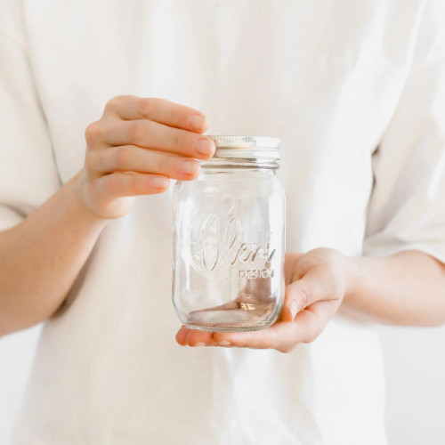 Oleni | Mason Jar Regular 500 ml (4 stuks)