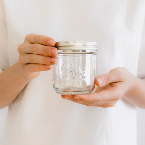 Oleni | Mason Jar Wide 300 ml (4 stuks)