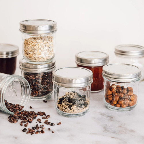 Oleni | Mason Jar Wide 300 ml (4 stuks)