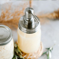 Mason Jar Zeeppomp deksel RVS