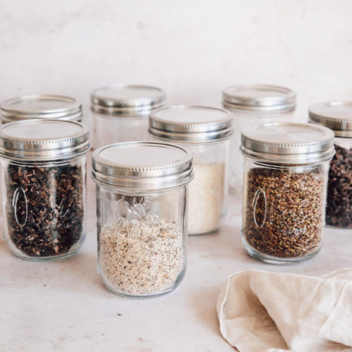 Oleni | Mason Jar Wide 500 ml (4 stuks)
