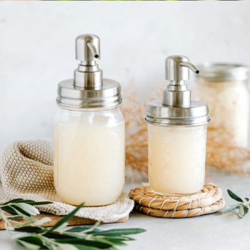 Mason Jar Zeeppomp deksel RVS