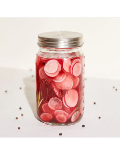 Oleni Mason Jar Wide 950 ml (4 stuks)