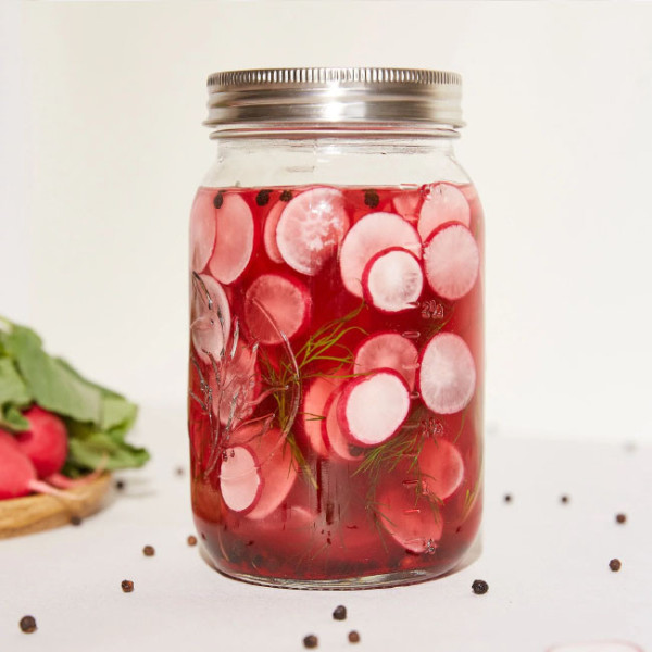 Oleni Mason Jar Wide 950 ml (4 stuks)