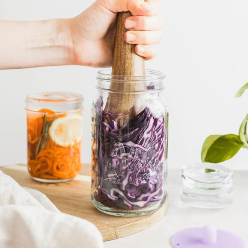 Oleni Mason Jar Wide 950 ml (4 stuks)