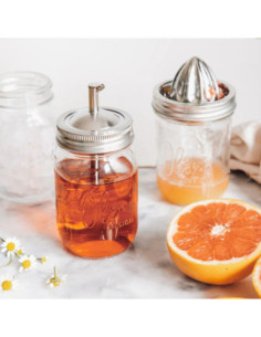 Mason Jar Tap RVS Regular 2