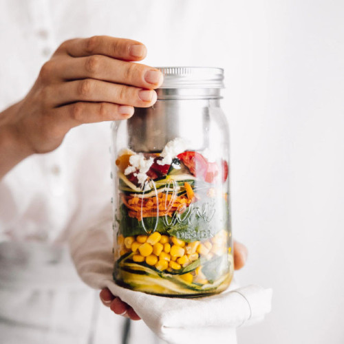 Mason Jar Schenker RVS Ø 70 mm
