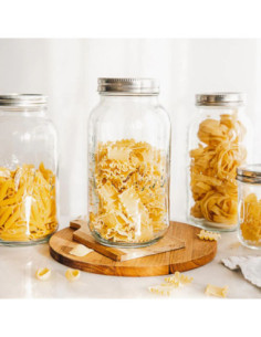 Oleni Mason Jar Wide 2000 ml (4 stuks)