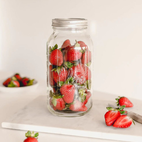 Oleni Mason Jar Wide 2000 ml (4 stuks)