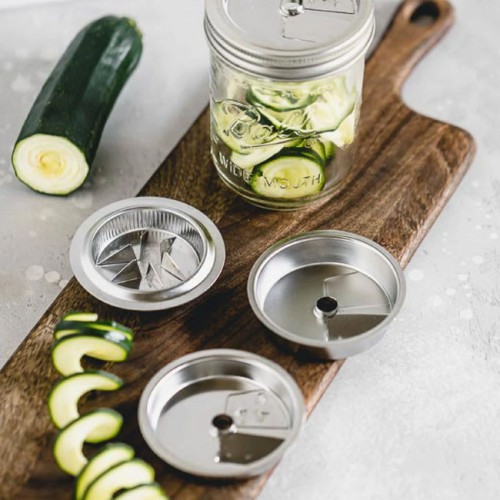 Mason Jar Spiraalsnijder RVS Wide