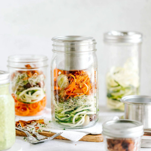Mason Jar Spiraalsnijder RVS Wide