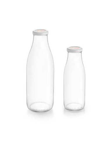 Le Parfait | Retro Melkfles incl. witte dop 500 ml (6 stuks)