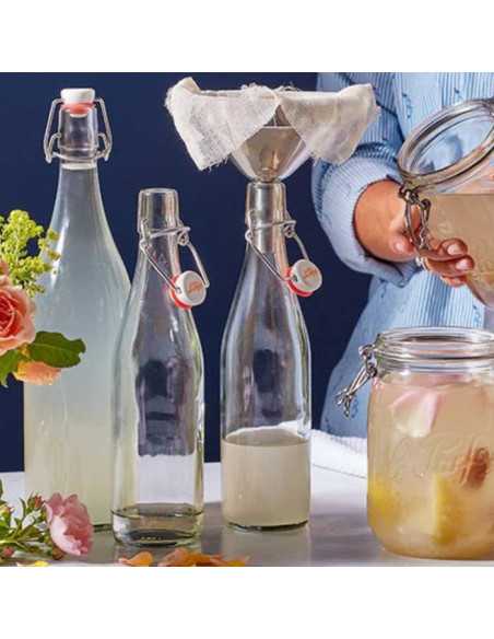 Le Parfait | Swing Top Fles met Capsule 1 L (3 stuks)