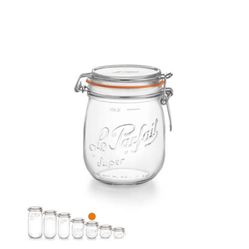 Le Parfait | Super weckpot 500 ml Ø 85 mm (6 stuks)