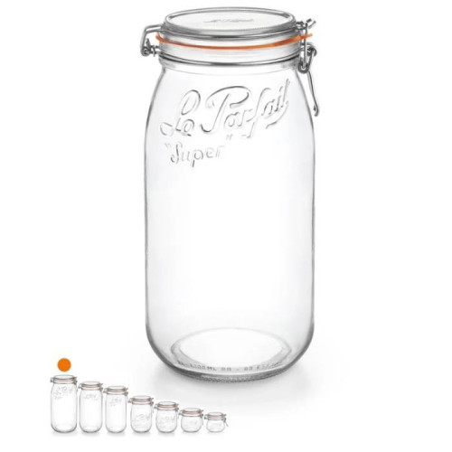 Le Parfait | Super weckpot 3 L ml Ø 10 cm (3 stuks)