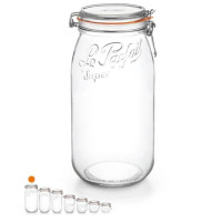 Le Parfait | Super weckpot 3 L ml Ø 10 cm (3 stuks)