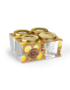 Bormioli Rocco Quattro Stagioni Weckpot Wide 320 ml (4 pack)