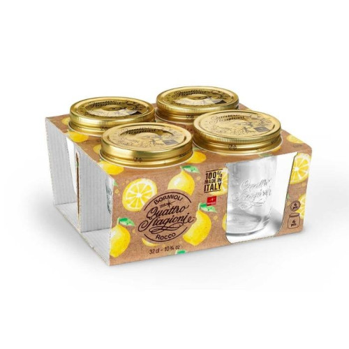 Bormioli Rocco Quattro Stagioni Weckpot Wide 320 ml (4 pack)