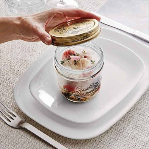 Bormioli Rocco Quattro Stagioni Weckpot Wide 320 ml (4 pack)