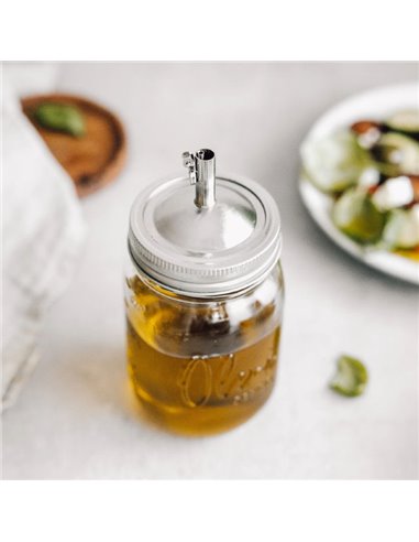 Mason Jar Tap RVS Regular