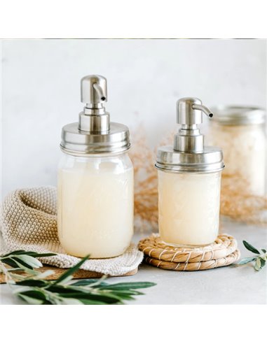 Mason Jar Zeeppomp deksel RVS