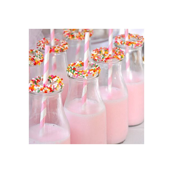 Cosy & Trendy | Retro Melkfles incl. gouden dop 250 ml (1 stuks) 2