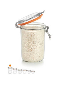 Le Parfait | Super Terrine weckpot 1 L Ø 100 mm (6 stuks) 2