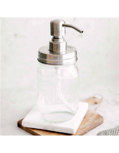 Mason Jar Zeeppomp deksel RVS