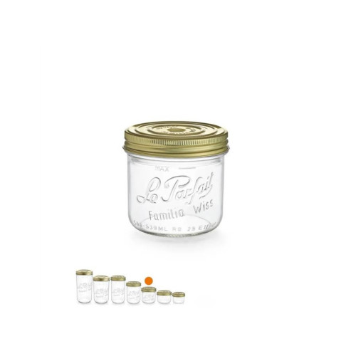 Le Parfait | Familia Wiss weckpot 500 ml Ø 100 mm (6 stuks)