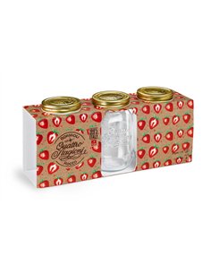 Bormioli Rocco | Quattro Stagioni Weckpot WM 1 L Giftbox (3 stuks)