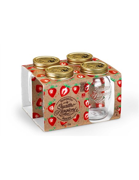 Bormioli Rocco | Quattro Stagioni Weckpot RM 500 ml Giftbox (4 stuks)