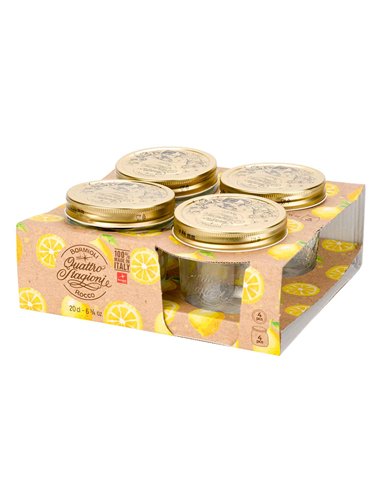 Bormioli Rocco | Quattro Stagioni Weckpotten 20 cl Giftbox (4 stuks)