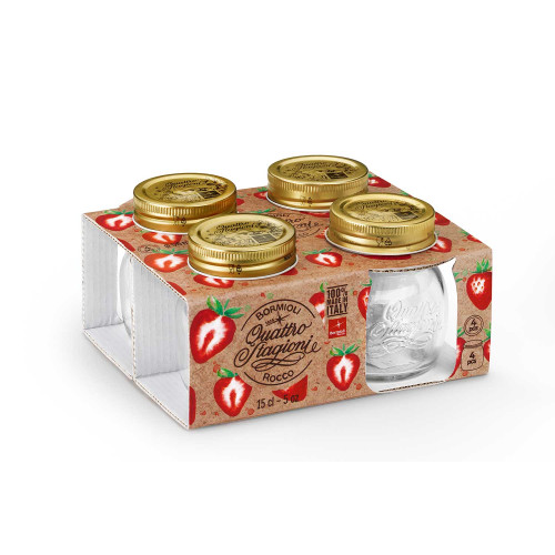Bormioli Rocco | Quattro Stagioni Weckpot SM 150 ml Giftbox (4 stuks)