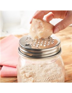 Mason Jar Raspdeksel RVS Regular