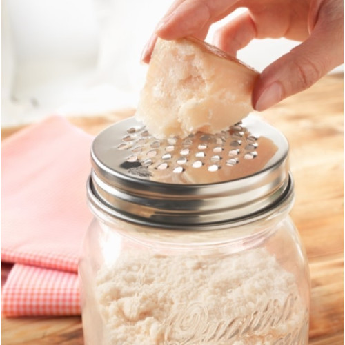 Mason Jar Raspdeksel RVS Regular